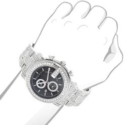 Real Diamond Men's Gucci G-Chrono Watch 101M Iced Out 15 Carats YA101309 5 Real Diamond Men's Gucci G-Chrono Watch 101M Iced Out 15 Carats YA101309 -Watch Store genuine mens gucci chrono diamond watch 15ct p 45374bod