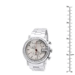 Genuine Men's Gucci Diamond Bezel Watch G-Chrono 101M 4.25ct YA101339 -Watch Store genuine mens gucci diamond watch 425ct p 42328 ruler