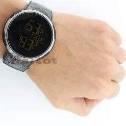 I-Gucci "Grammy Museum" Edition Men's Diamond 2.80ct Custom Watch YA114101 -Watch Store grammy museum edition gucci mens diamond watch 280ct custom 3