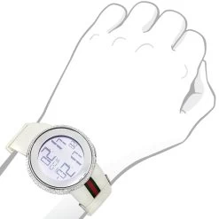 Men's Luxury Gucci Real 6 Carats Diamond Watch YA114214 6 Men's Luxury Gucci Real 6 Carats Diamond Watch YA114214 -Watch Store gucci diamond watches mens luxury watch 6ct p 35279bod