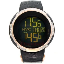 114 I-Gucci Men's Limited "Latin Grammy" Edition 2.80ct Diamond Watch YA114102