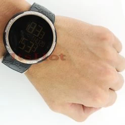 114 I-Gucci Men's Limited "Latin Grammy" Edition 2.80ct Diamond Watch YA114102 -Watch Store gucci latin grammy awards mens diamond watch 280ct custom 3