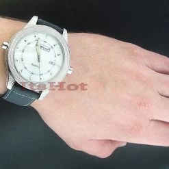 Ice Time Diamond Double Decker Watch 0.75ct White MOP -Watch Store ice time diamond double decker watch 075ct white mop p 8945bod