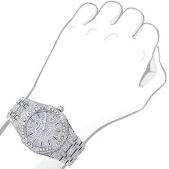 41mm Iced Out Audemars Piguet Royal Oak Offshore Men's Diamond Watch 20ct -Watch Store iced out audemars piguet royal oak offshore mens diamond watch 20ct bod