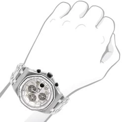 Unique Audemars Piguet Royal Oak Offshore Steel Baguette Diamond Watch For Men -Watch Store iced out audemars piguet royal oak offshore mens diamond watch 20ct body 1 1673408102