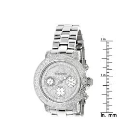 Iced Out Diamond 0.3ct Luxurman Diamond Watch For Women -Watch Store iced out diamond watches 03ct luxurman diamond watch p 43370 ruler