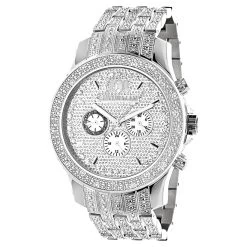Iced Out Men's Diamond Watch By LUXURMAN 1 Carat