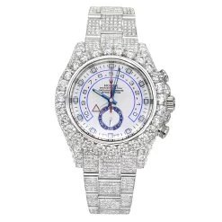 Custom Rolex Oyster Perpetual Men's Diamond Watch With 23ct Diamonds