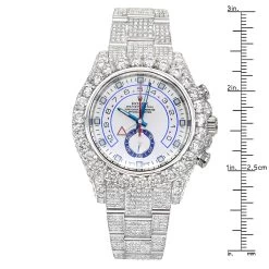 Custom Rolex Oyster Perpetual Men's Diamond Watch With 23ct Diamonds 7 Custom Rolex Oyster Perpetual Men's Diamond Watch With 23ct Diamonds -Watch Store iced out rolex oyster perpetual mens diamond watch 23ct ruler