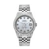 Iced Out Rolex Oyster Perpetual Datejust Diamond Watch For Men 5ct