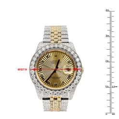 Iced-Out Bust-Down Rolex Oyster Perpetual Men's Diamond Watch Two Tone 18ct 7 Iced-Out Bust-Down Rolex Oyster Perpetual Men's Diamond Watch Two Tone 18ct -Watch Store iced out watches bust down rolex oyster perpetual mens diamond watch two tone 18ct ruler