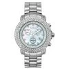 Iced Out Joe Rodeo Diamond Watch 6ct White Mop