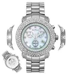 Iced Out Joe Rodeo Diamond Watch 6ct White Mop -Watch Store iced out watches joe rodeo diamond watch 6ct white mop p 8988 main2