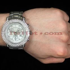 Iced Out Joe Rodeo Diamond Watch 6ct White Mop -Watch Store iced out watches joe rodeo diamond watch 6ct white mop p 8988bod