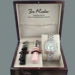 Iced Out Joe Rodeo Ladies Diamond Watch 10ct -Watch Store iced out watches joe rodeo ladies diamond watch 10ct p 9276box