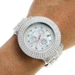 Oversized Iced Out Joe Rodeo Pilot Men's Diamond Watch 11 Carats -Watch Store iced out watches joe rodeo mens diamond watch 11ct p 9277 bod2