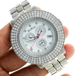 Oversized Iced Out Joe Rodeo Pilot Men's Diamond Watch 11 Carats -Watch Store iced out watches joe rodeo mens diamond watch 11ct p 9277 bod3