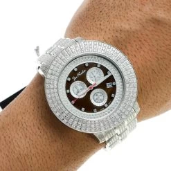 Iced Out Joe Rodeo Pilot Diamond Watch 11ct -Watch Store iced out watches joe rodeo pilot diamond watch 11ct p 9274 bod2