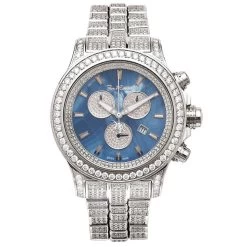 Iced Out Men's Joe Rodeo Diamond Watch 26.70ct