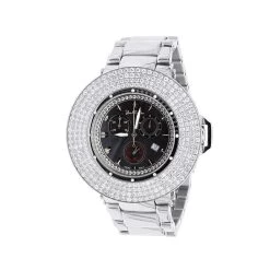 Hip Hop Oversized Joe Rodeo Razor Diamond Bezel Watch For Men 10.4c