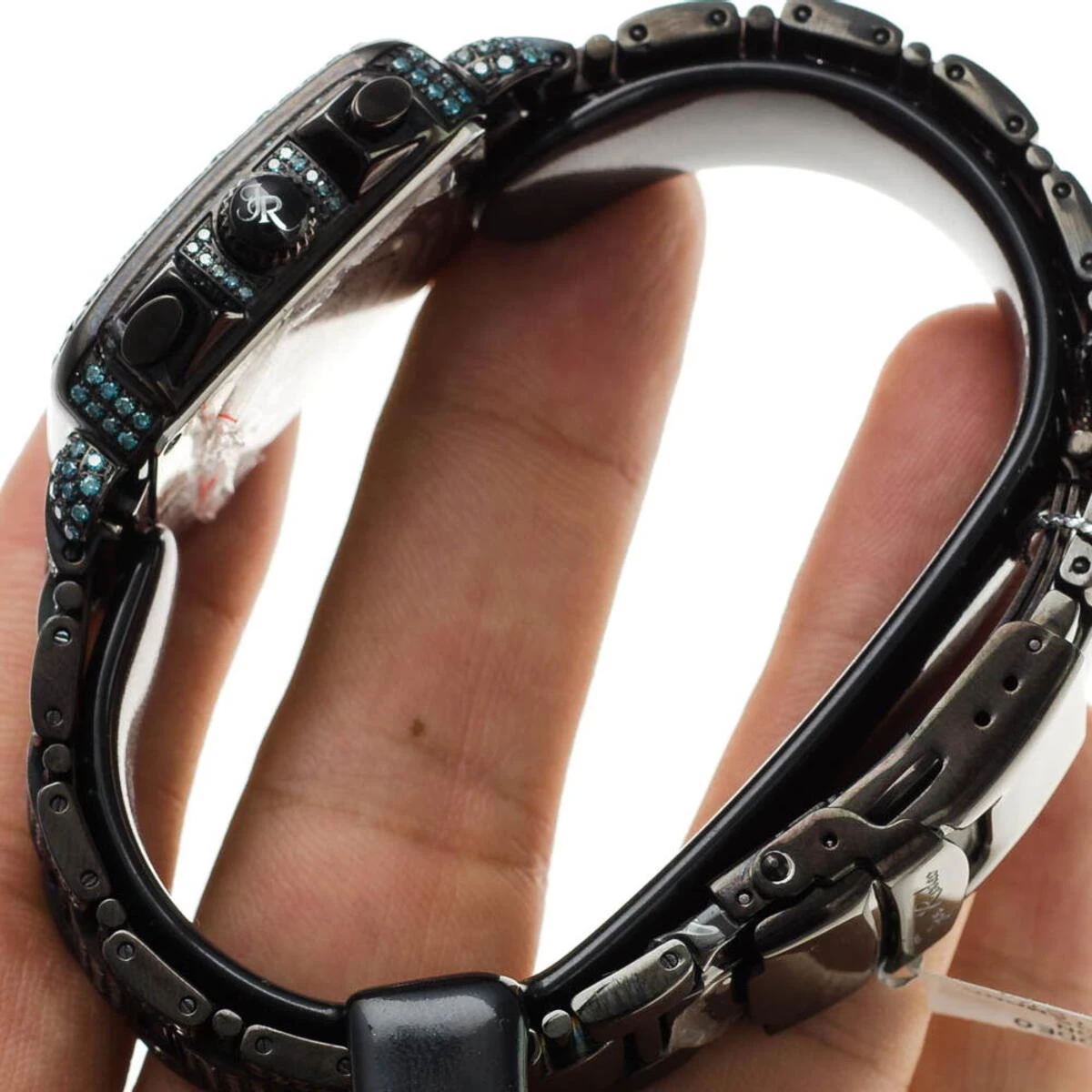 Joe Rodeo Blue Diamond Watch 13.5ct Madison 8 Joe Rodeo Blue Diamond Watch 13.5ct Madison - Image 8