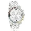 Unique Joe Rodeo White Yellow Red Blue Diamond Watch For Men 3.3ct