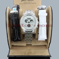 Joe Rodeo Diamond Bezel Jojo Watch 3.50ct Black Dials -Watch Store joe rodeo diamond bezel jojo watch 350ct black dials p 8918box