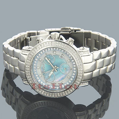 Joe Rodeo Diamond Watch For Women 1.25ct Rio Blue MOP 2 Joe Rodeo Diamond Watch For Women 1.25ct Rio Blue MOP - Image 2