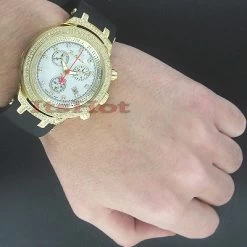 Joe Rodeo Diamond Yellow Tone JoJo Master Watch 2.20ct -Watch Store joe rodeo diamond watches jojo master watch 220ct p 8508bod