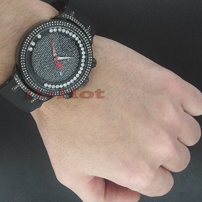 Joe Rodeo Diamond Floating Stones JoJo Master Watch 2.20ct 4 Joe Rodeo Diamond Floating Stones JoJo Master Watch 2.20ct - Image 4