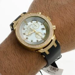 Joe Rodeo Diamond Yellow Tone JoJo Master Watch 2.20ct -Watch Store joe rodeo diamond watches jojo master watch 220ct p 8518 bod2