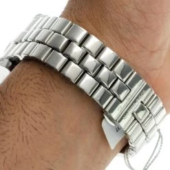 Joe Rodeo Diamond Men's Master Pilot 7.20ct Watch -Watch Store joe rodeo diamond watches mens master pilot 720ct p 35658 back2