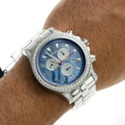 Joe Rodeo Diamond Men's Master Pilot 7.20ct Watch -Watch Store joe rodeo diamond watches mens master pilot 720ct p 35658 bod2