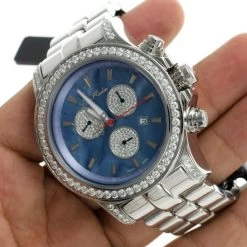 Joe Rodeo Diamond Men's Master Pilot 7.20ct Watch -Watch Store joe rodeo diamond watches mens master pilot 720ct p 35658 bod3