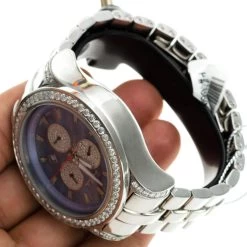 Joe Rodeo Diamond Men's Master Pilot 7.20ct Watch -Watch Store joe rodeo diamond watches mens master pilot 720ct p 35658 bod5