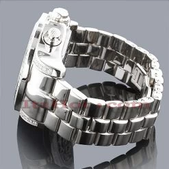 Joe Rodeo Diamond Men's Master Pilot 7.20ct Watch -Watch Store joe rodeo diamond watches mens master pilot 720ct p 35658back