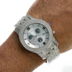 Joe Rodeo Watch With Diamond Band 3.50ct 2000 Men's -Watch Store joe rodeo jojo watch diamond band 350ct 2000 mens p 9039 bod2