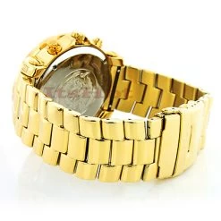 Joe Rodeo Junior Men's Diamond Watch 3.3ct Yellow Gold Plated -Watch Store joe rodeo junior mens diamond watch 33ct yellow gold plated 2