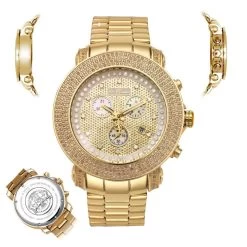 Joe Rodeo Junior Men's Diamond Watch 3.3ct Yellow Gold Plated -Watch Store joe rodeo junior mens diamond watch 33ct yellow gold plated main2