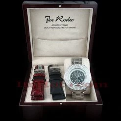 Hip Hop Oversized Joe Rodeo Junior Men's Diamond Watch 9ct -Watch Store joe rodeo junior mens diamond watch 900ct p 9076box