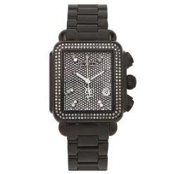 Joe Rodeo Madison Diamond Watch 1.50ct Black Steel