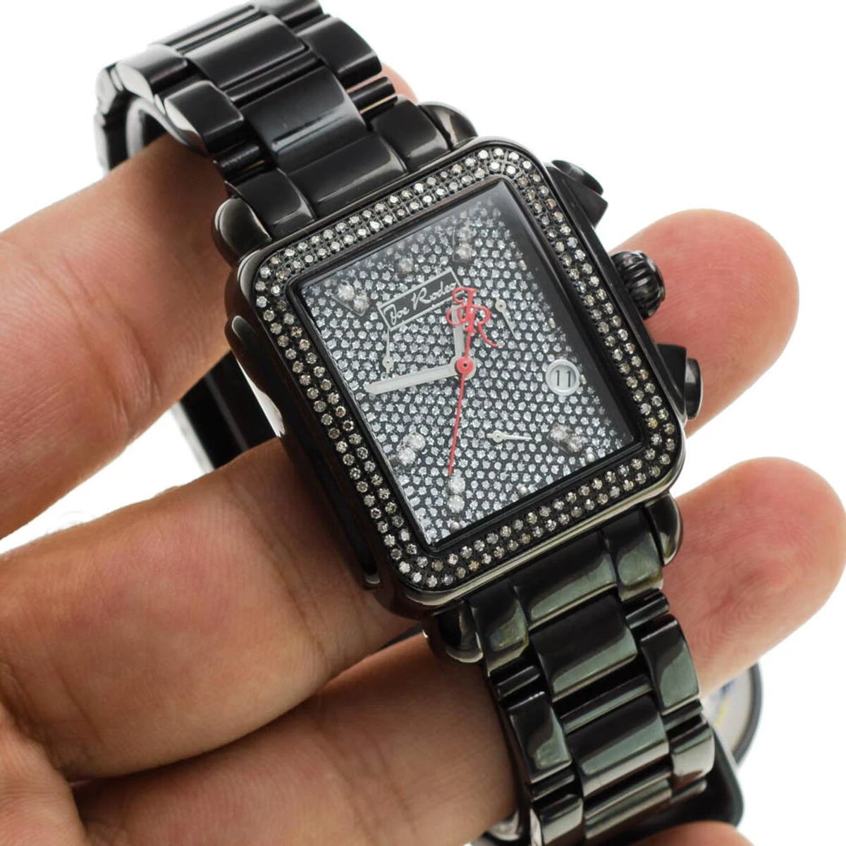Joe Rodeo Madison Diamond Watch 1.50ct Black Steel 7 Joe Rodeo Madison Diamond Watch 1.50ct Black Steel - Image 7