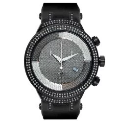 Joe Rodeo Master Diamond Watch 2.20ct Black Ceramic