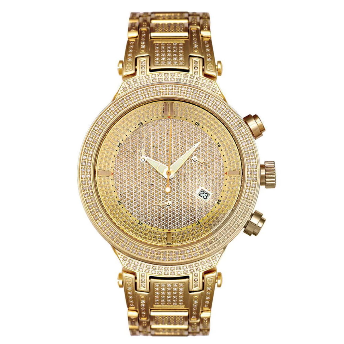 Joe Rodeo Master Diamond Watch 4.75ct Men's 1 Joe Rodeo Master Diamond Watch 4.75ct Men's