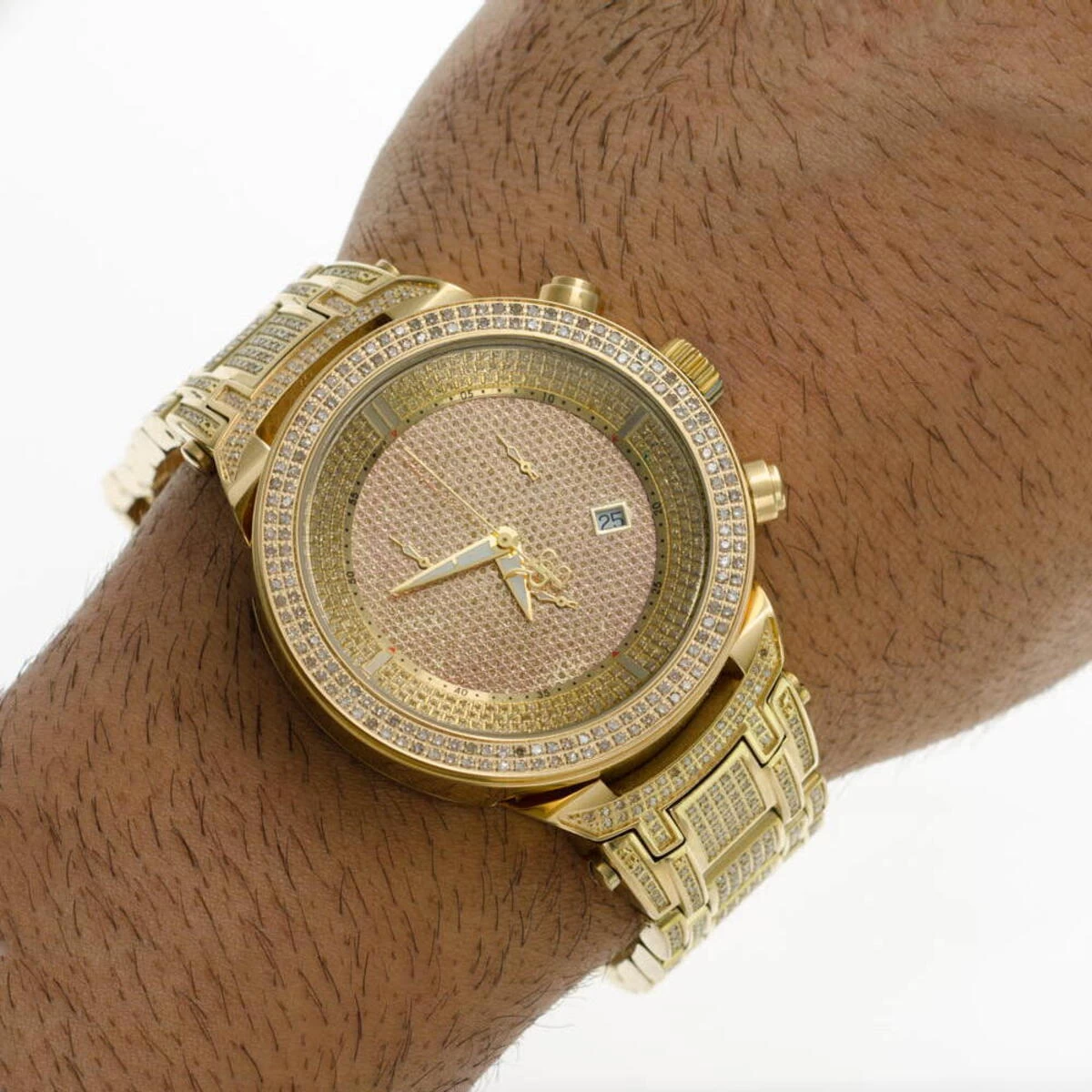 Joe Rodeo Master Diamond Watch 4.75ct Men's 7 Joe Rodeo Master Diamond Watch 4.75ct Men's - Image 7