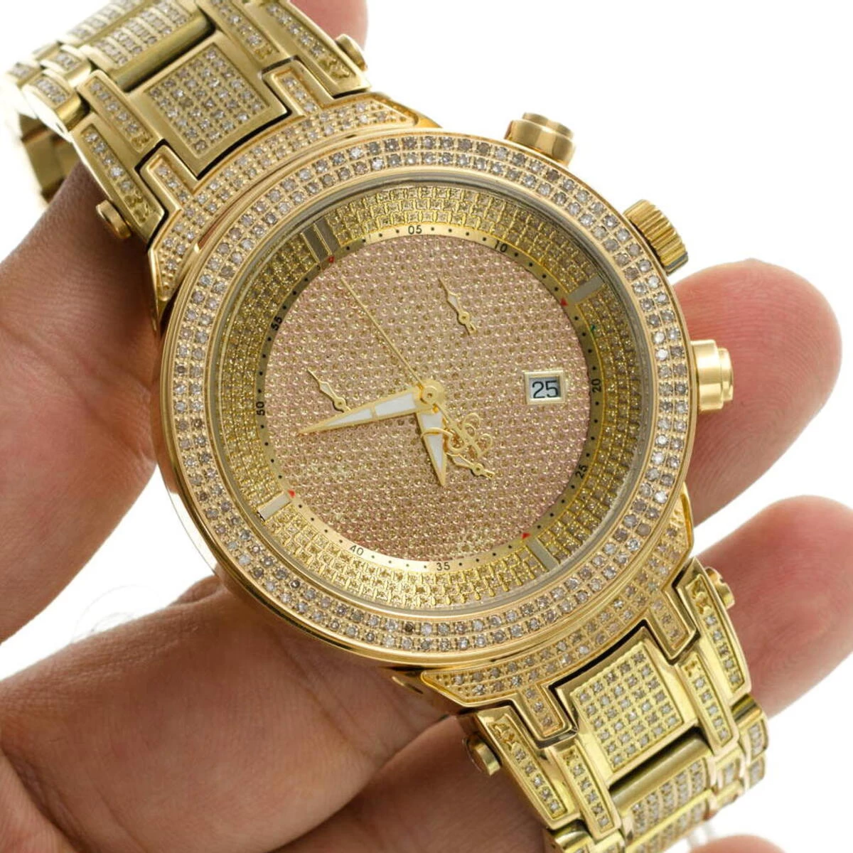 Joe Rodeo Master Diamond Watch 4.75ct Men's 8 Joe Rodeo Master Diamond Watch 4.75ct Men's - Image 8