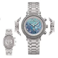 Joe Rodeo Master Diamond Women's Watch Blue MOP 0.90ct -Watch Store joe rodeo master diamond womens watch 090ct p 35835 main2