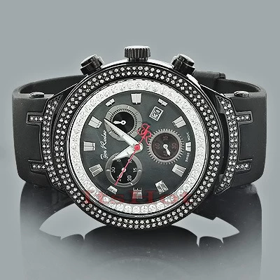 Joe Rodeo Master Men's Diamond Watch 2.20ct Black 2 Joe Rodeo Master Men's Diamond Watch 2.20ct Black - Image 2