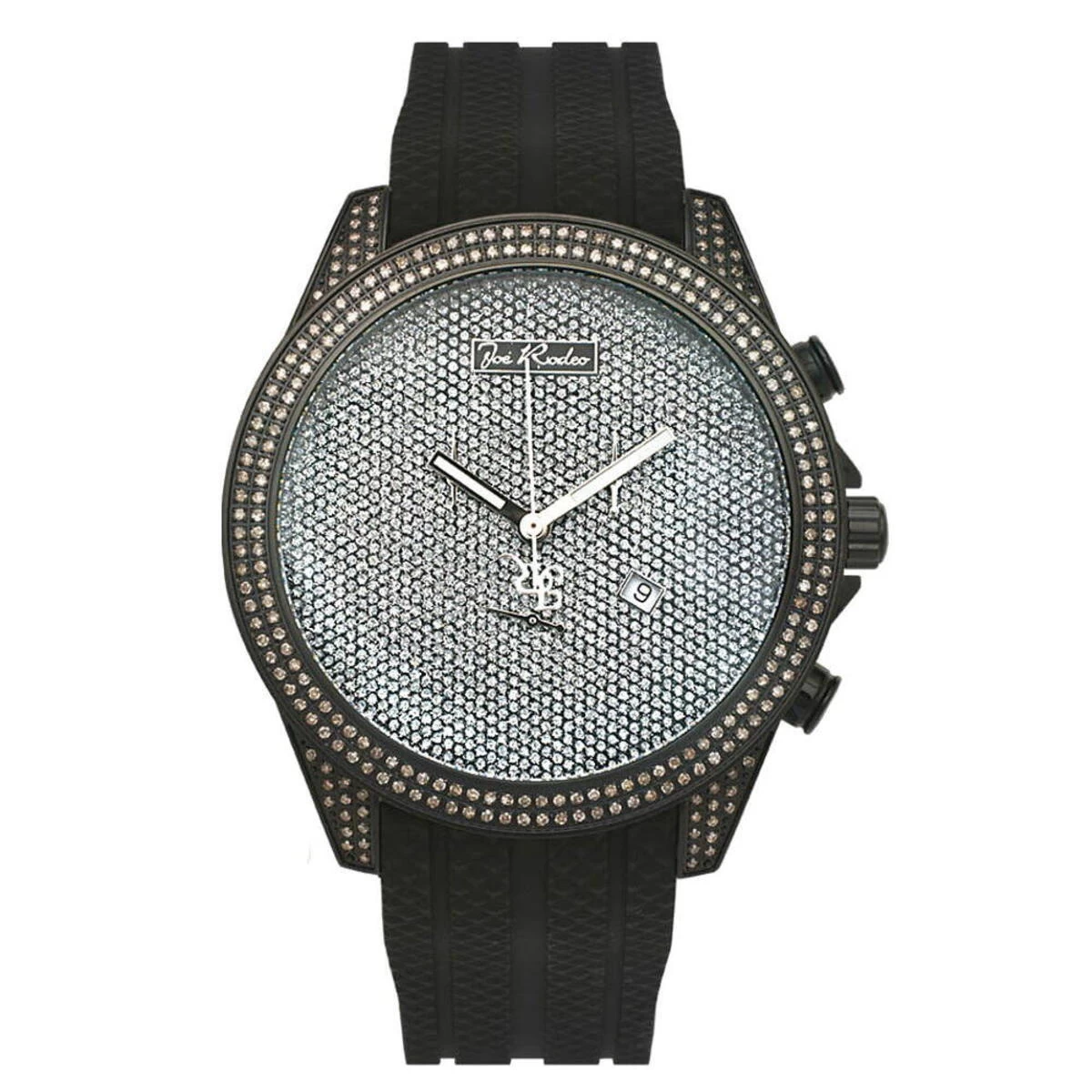 Joe Rodeo Men's Diamond Watch 2.25ct Black Empire 1 Joe Rodeo Men's Diamond Watch 2.25ct Black Empire