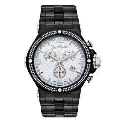 Joe Rodeo Men's Diamond Watch 2.25ct Phantom Black